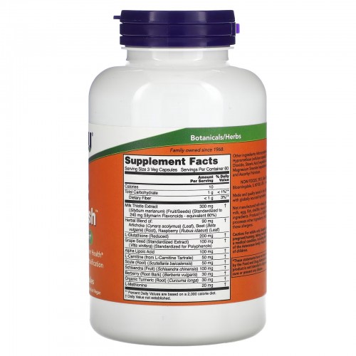 NOW Foods, Liver Refresh, 180 растительных капсул NOW Foods, Liver Refresh, 180 растительных капсул